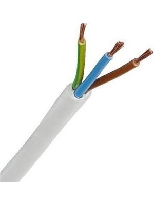 Elektrik Kablosu 3x1.5 mm TTR Kablo 50m Bakır İletkenli Yüksek Performans