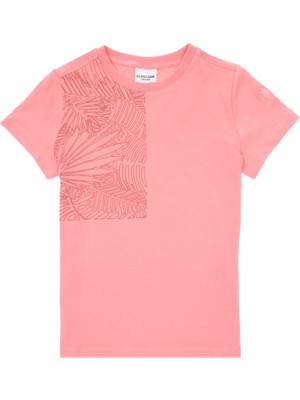 U.S. Polo Assn. Erkek Çocuk Pembe Bisiklet Yaka Tişört 50307172-VR041