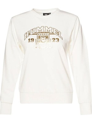 Hummel Lenes Sweatshirt Kadın Günlük Sweatshirts 922247-9003 Beyaz