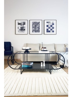 Windy Orta Sehpa - Siyah