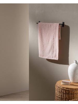 Derline Pamuklu Yüz Havlusu - Pudra