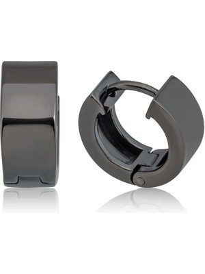 Gümüş Halka Erkek Küpe