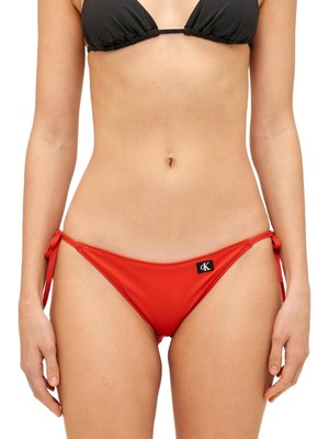 Calvin Klein Kadın Kırmızı Bikini Alt KW0KW02349