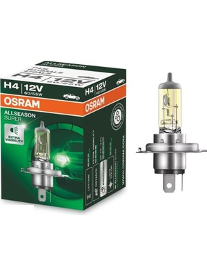 OSRAM 12V H4 AMPUL 60/55W +%30 PARLAK IŞIK (COLORMATIC) (4 MEVSİM)