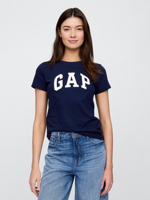 Kadın Lacivert 2'li Gap Logo Kısa Kollu T-Shirt Seti
