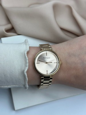 Rose Gold Minimalist Tasarım Ferrucci Kadın Kol Saati