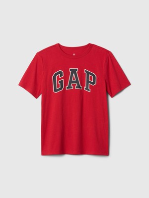 Erkek Çocuk Kırmızı Gap Logo T-Shirt