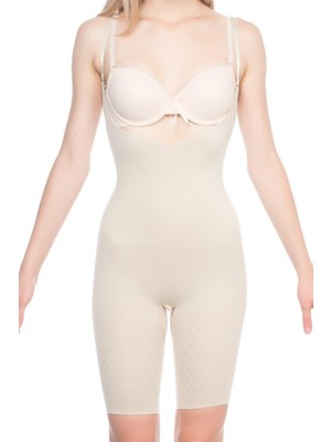 MiraLive Miraxx Ten Mı Emay 2038 Popo ve Göğsü Açık Paçalı Boy Korse