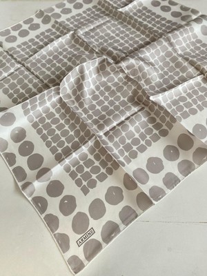 Armine Sura İpek Eşarp 9354 - 83 Gri Karışık Desen