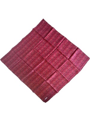 Armine Tivil İpek Eşarp 9204 - 56 Kırmızı  Karışık Desen