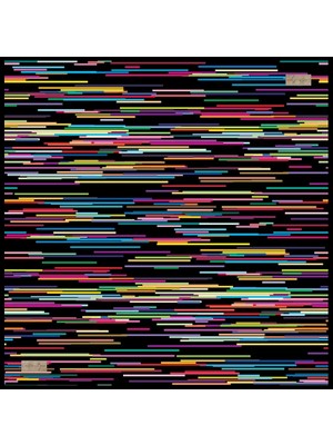 La Boutique Tivil İpek Eşarp 2142 - 01 Siyah Karışık Desen