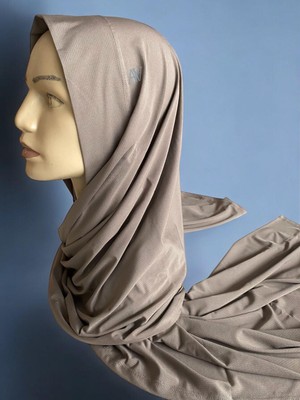 Armine Düz Sport Şal ORT501  -  Vizon 41258