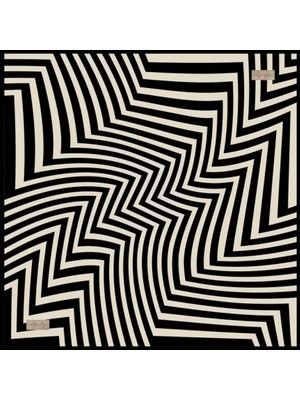 La Boutique Tivil İpek Eşarp 2152 - 01 Siyah Karışık Desen