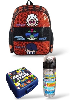 Lisanslı Anaokulu Çantası  4 Bölmeli  Beslenme Kutusu Ve 500 Ml Matara 3 Lü Okul Seti Ddcq229321