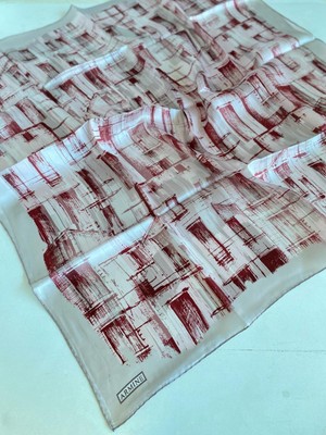 Armine Sura İpek Eşarp 9350 - 83 Bordo Karışık Desen