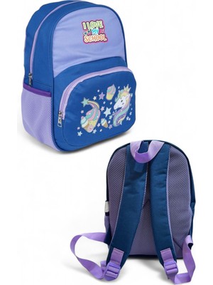 2 Gözlü Unicornlu Kız Anaokulu Çantası Relaxion - Unicornlu Anaokulu Çantası