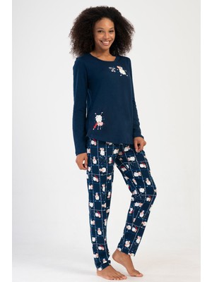 Pamuklu Kadın Uzun Kol Pijama Takım
, 405235