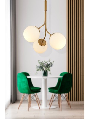 Artel 3lü Eskitme Top Avize Modern Sarkıt, Mutfak Yatak Odası Salon Avize