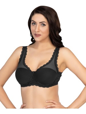 Miraxx Siyah Mı Emay 172 C Pedli Dantelli Balenli Minimazer