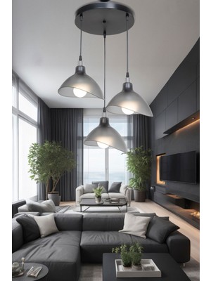 Füme Sarkıt Avize Yatak Odası Salon Mutfak Koridor Lamba