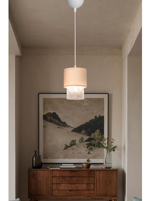 Beyaz Sarkıt Avize Salon Yatak Odası Mutfak Modern Şık Lamba