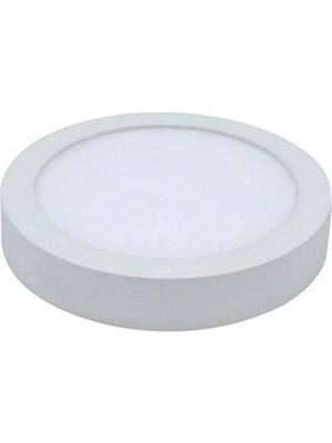Inoled Yuvarlak Beyaz Kasa Sıva Üstü LED Panel 18WATT - Volga 2751-02 Gün Işığı