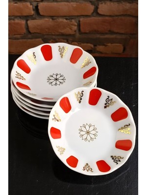 Transformacion Melamin Çay Tabağı 6 Adet Geleneksel Türk Çay Bardağı Altlığı 721658