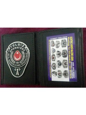 Aldatmaz Telsiz Operatörü,Amatör Telsizci Rozetli Cüzdanı,+1 Rozet AL.Sivile Satılmaz.
