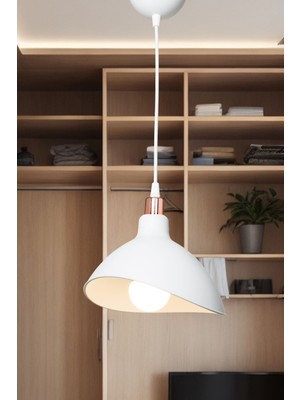 Beyaz Sarkıt Avize Yatak Odası Salon Mutfak Koridor Lamba