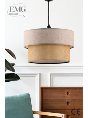 Kumaş Başlık 2 Katlı Pasta Avize Yatak Odası Çocuk Odası