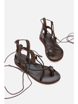 Corridor Italy - Günlük Kadın  Deri Sandalet