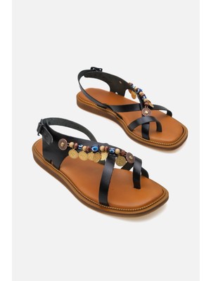 Corridor Italy - Günlük Kadın  Deri Sandalet