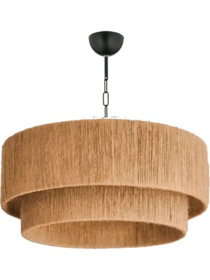 Ikizler Jüt Halat Avize Yatak Odası Salon Oturma Odası El Işi Avize