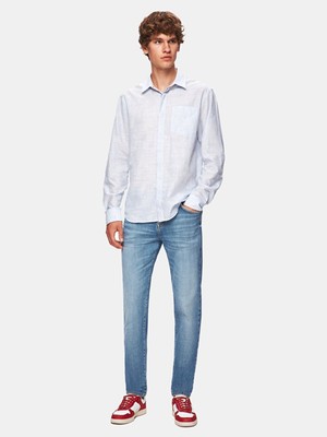 LTB Dıego Orta Bel Jean Pantolon Erkek Dar Kesim Günlük Kullanım İçin Desenli Denim Kumaş