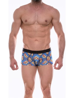  Erkek  Desenli Boxer