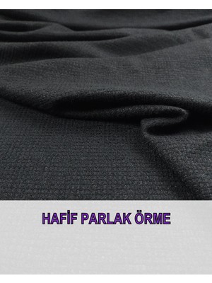 Yumuşak Örme Siyah Renkte (En 150 cm x Boy 270 Cm)