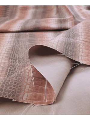 Krokodil Desen Pembe Bordo Antrasit Renklerde Tok Dokuma En: 160