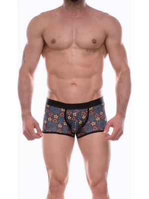 Don Moris Erkek  Desenli Mini Boxer