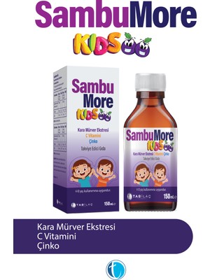 Kids 150 ml Likit Karamürver Vitamin C Çinko Şurup