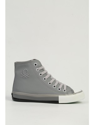 Benetton Gri Kadın Spor Ayakkabı BN-30726