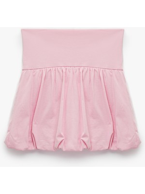 Koton Rahat Kalıp Yüksek Bel Spor Balon Şort Etek