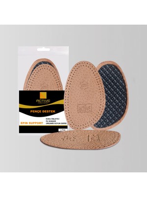 Active Team LT04 - Deri Pençe Destek | Numara Küçültme, Ayakkabı Daraltma, Koku Önleyici ve Ter Emici Ayak Pedi