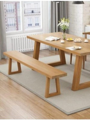 Marel Doğal Ahşap Ağaç Bench