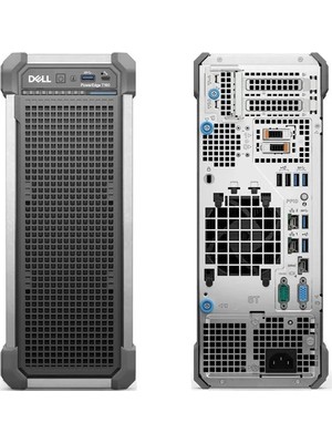 Dell Poweredge T160 Intel Xeon E-2434 PET160SPL3-23 128GB 2X960GB  Freedos 1X300W Raid Controller Tower Sunucu