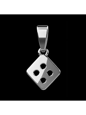 TabiTela 925 Ayar gümüş kolye zar   SM4383