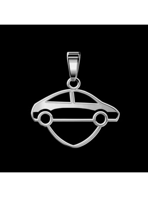 TabiTela 925 Ayar gümüş kolye araba   SM4479