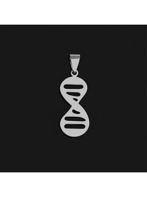 TabiTela 925 Ayar gümüş kolye DNA   SM4536