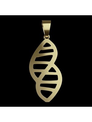 Tabitela 14 Ayar Altın Kolye Ucu Dna   GM4527 0.5 gr