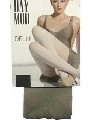 Daymod Kadın Delhi File Desenli Külotlu Çorap