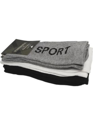 Fabbrica Sport Pamuklu Likralı Erkek  Çorap Adet